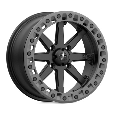 MSA aluminum wheels MSA Offroad Platišče M31 LOK2 BEADLOCK 14x7 4x110 86 ET0, Satin Black | race-shop.si