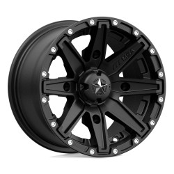 MSA Offroad Wheels M33 CLUTCH wheel 12x7 4x110 86 ET10, Satin black