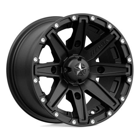 MSA aluminum wheels MSA Offroad Platišče M33 CLUTCH 12x7 4x110 86 ET10, Satin Black | race-shop.si