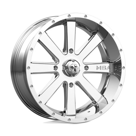 MSA aluminum wheels MSA Offroad Platišče M34 FLASH 22x7 4x137 112.1 ET0, Krom | race-shop.si