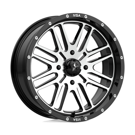 MSA aluminum wheels MSA Offroad Platišče M38 BRUTE 18x7 4x156 132 ET10, Gloss Black | race-shop.si