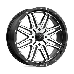 MSA Offroad Platišče M38 BRUTE 20x7 4x156 132 ET10, Gloss Black