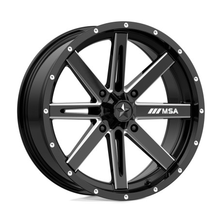 MSA aluminum wheels MSA Offroad Platišče M41 BOXER 18x7 4x156 132 ET10, Gloss Black | race-shop.si