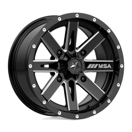 MSA aluminum wheels MSA Offroad Platišče M41 BOXER 14x7 4x156 132 ET10, Gloss Black | race-shop.si