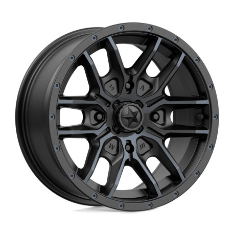 MSA aluminum wheels MSA Offroad Platišče M43 FANG 15x7 4x156 132 ET10, Satin Black | race-shop.si
