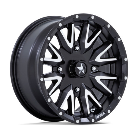 MSA aluminum wheels MSA Offroad Platišče M49 CREED 15x7 4x110 86 ET10, Matte Black | race-shop.si