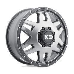 XD 130 MACHETE DUALLY platišče 20x8.25 8x165.1 125.1 ET127, Matte Gray