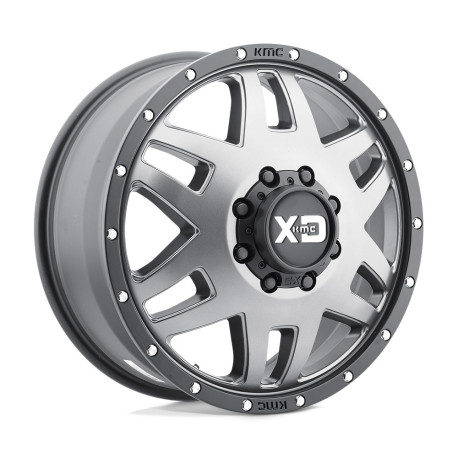 XD aluminum wheels XD 130 MACHETE DUALLY platišče 20x8.25 8x165.1 125.1 ET-198, Matte Gray | race-shop.si
