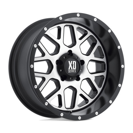 XD aluminum wheels XD 820 GRENADE platišče 20x9 8x180 124.2 ET18, Satin Black | race-shop.si