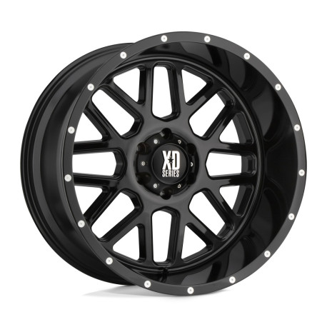 XD aluminum wheels XD 820 GRENADE platišče 18x9 8x165.1 125.1 ET-12, Gloss Black | race-shop.si