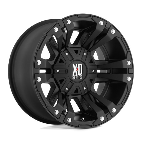 XD aluminum wheels XD 822 MONSTER II platišče 17x9 5x139.7/5x150 110.1 ET-12, Matte Black | race-shop.si