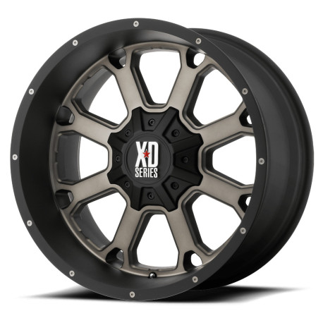 XD aluminum wheels XD 825 BUCK 25 platišče 22x10 8x180 124.2 ET-18, Matte Black | race-shop.si