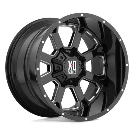 XD aluminum wheels XD 825 BUCK 25 platišče 20x9 8x170 125.1 ET0, Gloss Black | race-shop.si