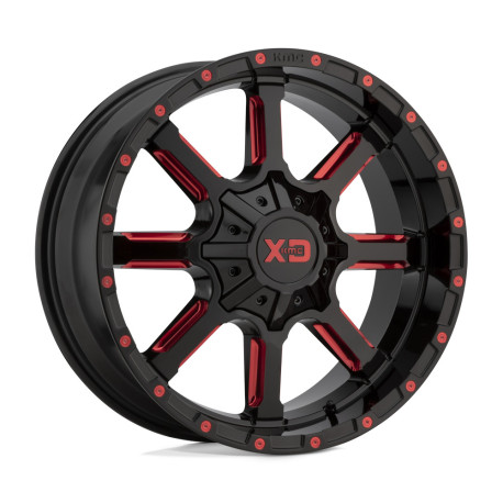 XD aluminum wheels XD 838 MAMMOTH platišče 22x10 8x180 124.2 ET-18, Gloss Black | race-shop.si