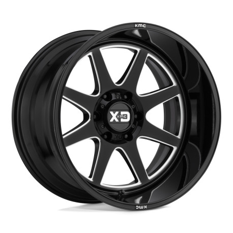 XD aluminum wheels XD 844 PIKE platišče 22x10 8x170 125.1 ET-18, Gloss Black | race-shop.si