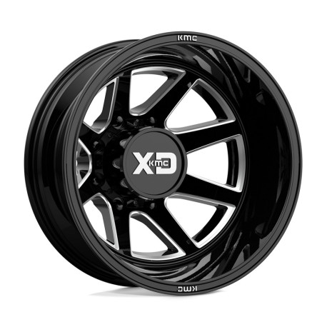 XD aluminum wheels XD 845 PIKE DUALLY platišče 22x8.25 8x165.1 121.5 ET-215, Gloss Black | race-shop.si