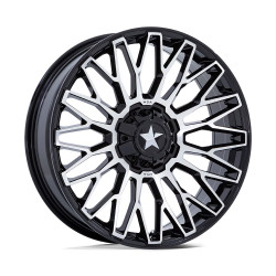 MSA Offroad Platišče M50 CLUBBER 22x7 4x137/4x156 110.1 ET0, Gloss Black