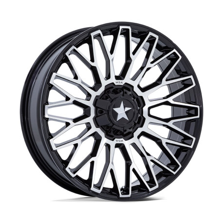 MSA aluminum wheels MSA Offroad Platišče M50 CLUBBER 22x7 4x137/4x156 110.1 ET0, Gloss Black | race-shop.si