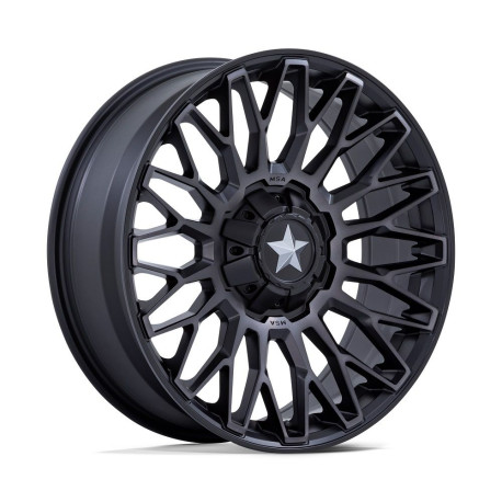 MSA aluminum wheels MSA Offroad Platišče M50 CLUBBER 22x7 4x137/4x156 110.1 ET0, Matte Black | race-shop.si