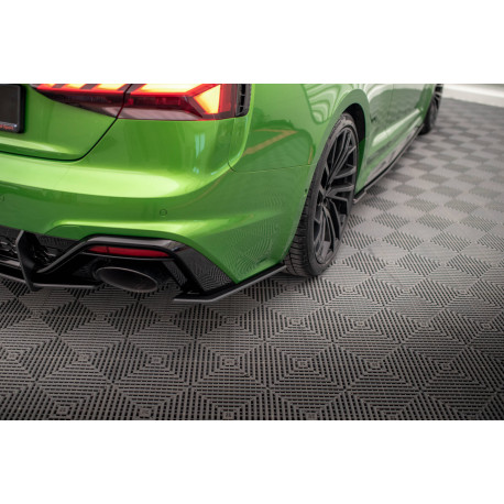 Body kit a vizuálne doplnky STREET PRO Stranski zadnji podaljšek odbijača - Splitter Audi RS5 F5 Facelift | race-shop.si