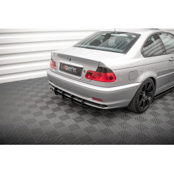 STREET PRO Zadnji podaljšek odbijača – difuzor BMW 3 Coupe E46