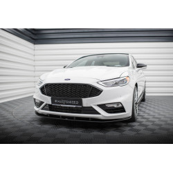 MAXTON DESIGN Street Pro sprednji splitter + flapsi za Ford Mondeo Sport Mk5 Facelift / Fusion Sport Mk2 Facelift