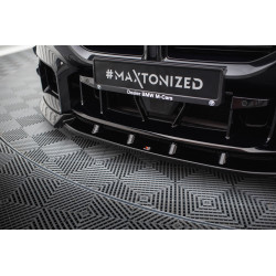 MAXTON DESIGN sprednji splitter za BMW M2 G87, sijajno črna, V3