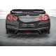 Body kit a vizuálne doplnky Zadnji podaljšek (splitter) (z navpičnimi prečkami) Nissan GTR R35 Facelift | race-shop.si