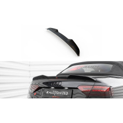 MAXTON DESIGN podaljšek spojlerja 3D za Audi S5 / A5 S-Line Cabrio 8T, sijajno črna