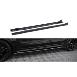 MAXTON DESIGN difuzorji stranskih pragov za BMW X7 M-Pack G07 Facelift, sijajno črna