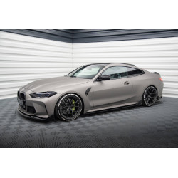 MAXTON DESIGN difuzorji stranskih pragov (CSL look) za BMW M4 G82, sijajno črna, V3