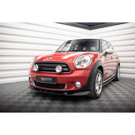 Body kit a vizuálne doplnky Sprednji podaljšek odbijača – splitter Mini Cooper Countryman R60 Facelift | race-shop.si