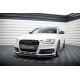 Body kit a vizuálne doplnky MAXTON DESIGN sprednji splitter za Audi A4 Competition B8 Facelift, sijajno črna, V2 | race-shop.si