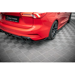 MAXTON DESIGN zadnji stranski difuzorji za Ford Focus Estate ST Mk4, sijajno črna, V8