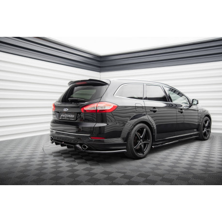 Body kit a vizuálne doplnky MAXTON DESIGN podaljšek spojlerja za Ford Mondeo Estate ST-Line Mk4 Facelift, sijajno črna | race-shop.si