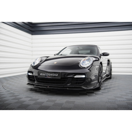 Body kit a vizuálne doplnky Sprednji podaljšek odbijača – splitter Porsche 911 Turbo 997 | race-shop.si
