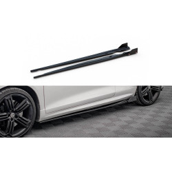 MAXTON DESIGN difuzorji stranskih pragov + flapsi za Volkswagen Scirocco R Mk3, sijajno črna, V2