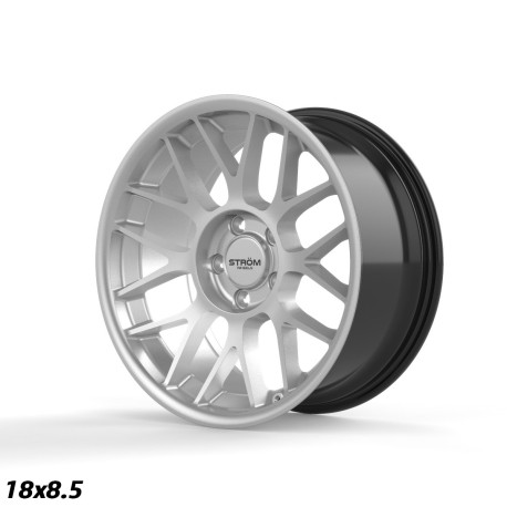 ALU disky STROM STROM STR2 platišče 18x10 5x120 72.6 ET20, Quartz Silver | race-shop.si