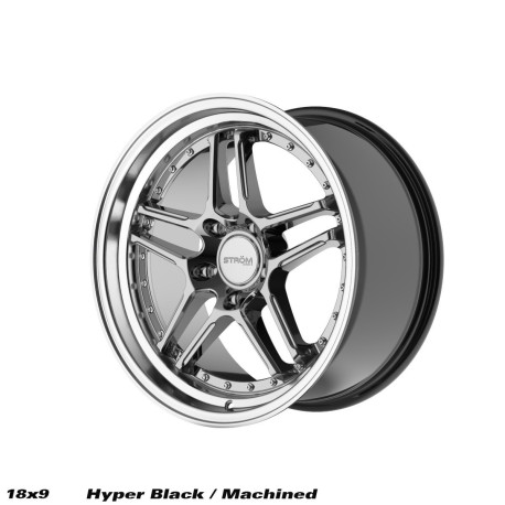 ALU disky STROM STROM DS-05 platišče 18x9 5x114 73.1 ET33, Hyper Black | race-shop.si