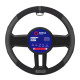 Volani SPARCO CORSA SPS103 steering wheel cover, black (PVC, microfiber) | race-shop.si