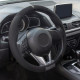 Steering wheel accessories SPARCO CORSA SPS130 Prevleka za volanski obroč, črna (PVC, semiš in guma) | race-shop.si
