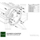 Honda Gearbox adapter plate Honda K K20 K24 - Manual / automat DCT 8HP BMW RWD | race-shop.si