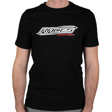 Majice Majica RACES NIGHT VIBE, črna | race-shop.si