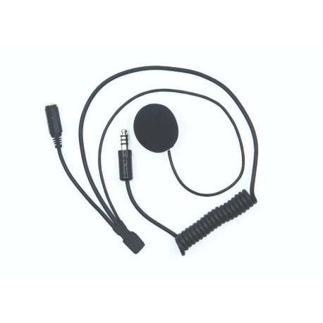 Slušalke ZeroNoise Open Face Headsets Male Nexus 4 PIN STD with 3.5mm stereo connector for earplugs | race-shop.si