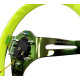 Promocije 3-kraki volanski obroč NRG Classic, 350mm, les, 38mm zamik, rumena/neon | race-shop.si