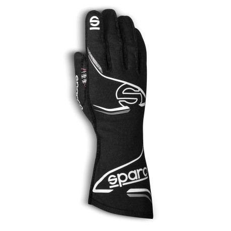 Rokavice FIA dirkalne rokavice Sparco ARROW+ (zunanji šivi), črna | race-shop.si