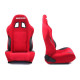 Športni sedeži brez homologacije FIA - nastavljivi Racing seat RAPID Bride Velvet Red | race-shop.si