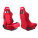 Športni sedeži brez homologacije FIA - nastavljivi Racing seat RAPID Bride Velvet Red | race-shop.si