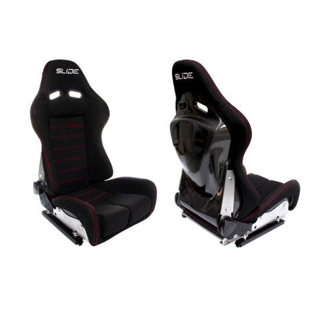 Športni sedeži brez homologacije FIA - nastavljivi Racing seat SLIDE X3 carbon Black M | race-shop.si