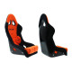 Športni sedeži z odobritvijo FIA Racing seat Slide GT FIA Suede Orange | race-shop.si